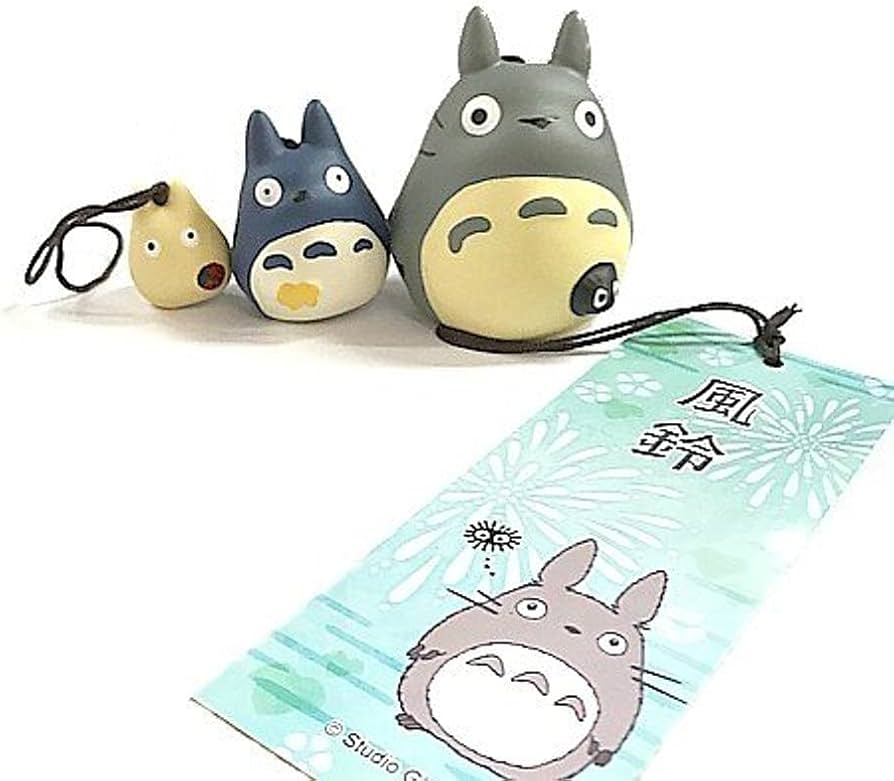 Amazon.co.jp: となりのトトロ 3連風鈴 大中小トトロならび : ホーム
