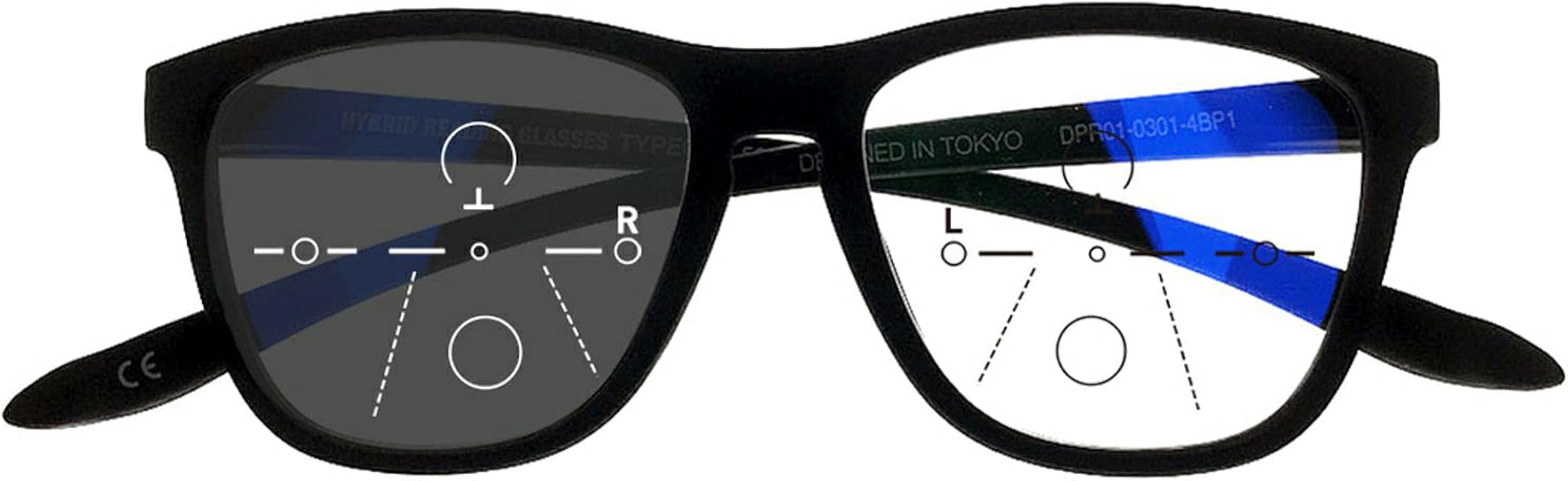 Amazon.co.jp: 老眼鏡 リーディンググラス DONT PANIC TYPE-02 FULL