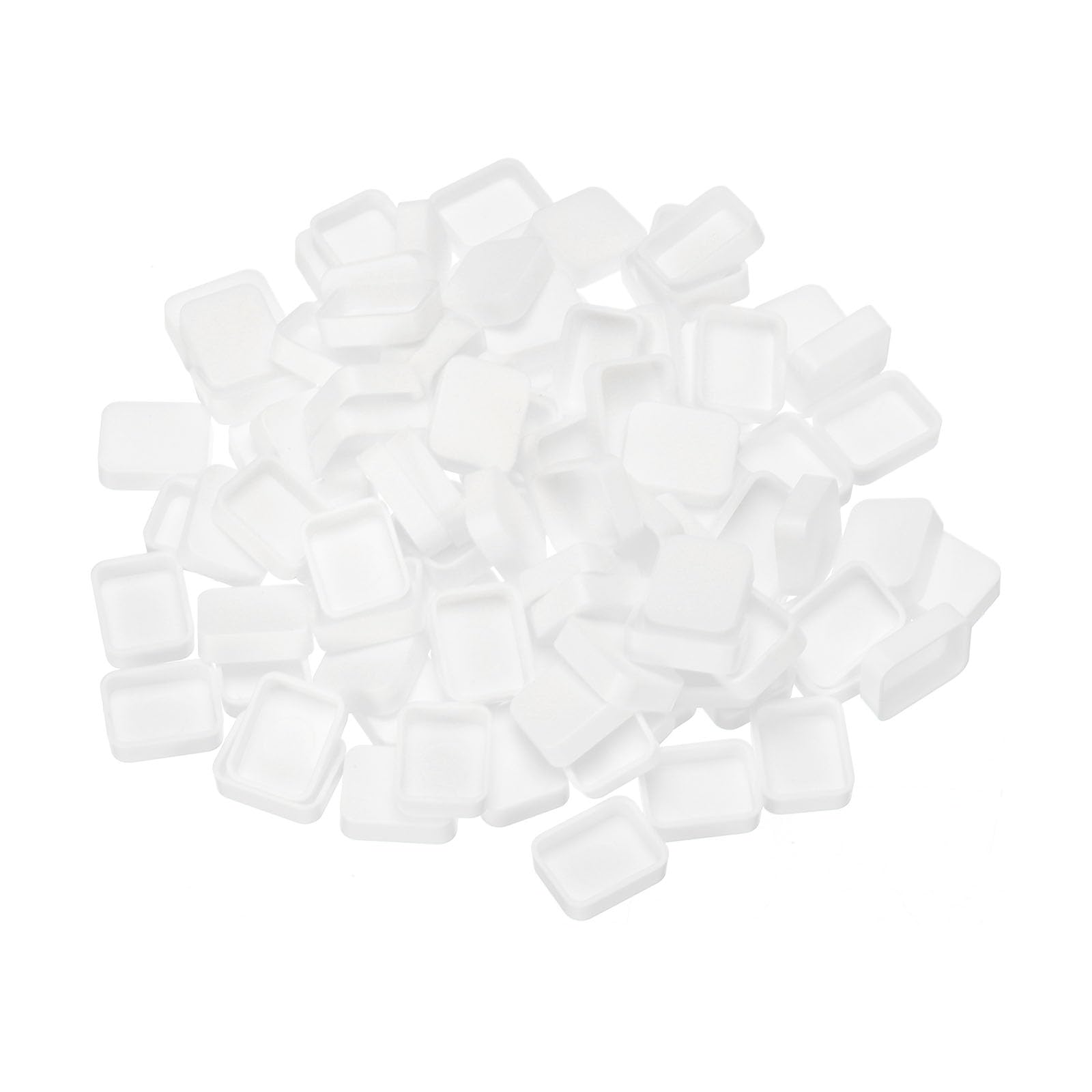 Amazon | PATIKIL 1ml 水彩パン 100個入り 空のハーフパン