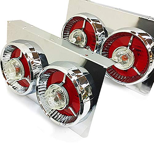 Amazon | 拘りのトラックテール 2連 丸型 レトロ ヤンキー仕様 24V