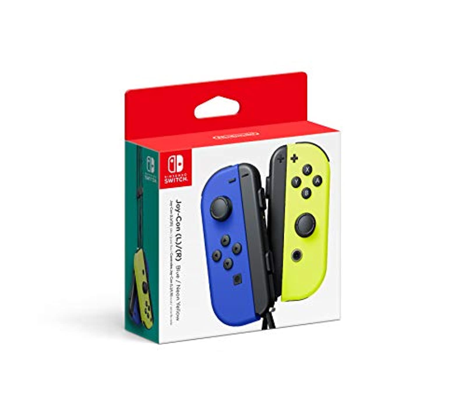 Amazon.com: Nintendo Blue/ Neon Yellow Joy-Con (L-R) - Switch