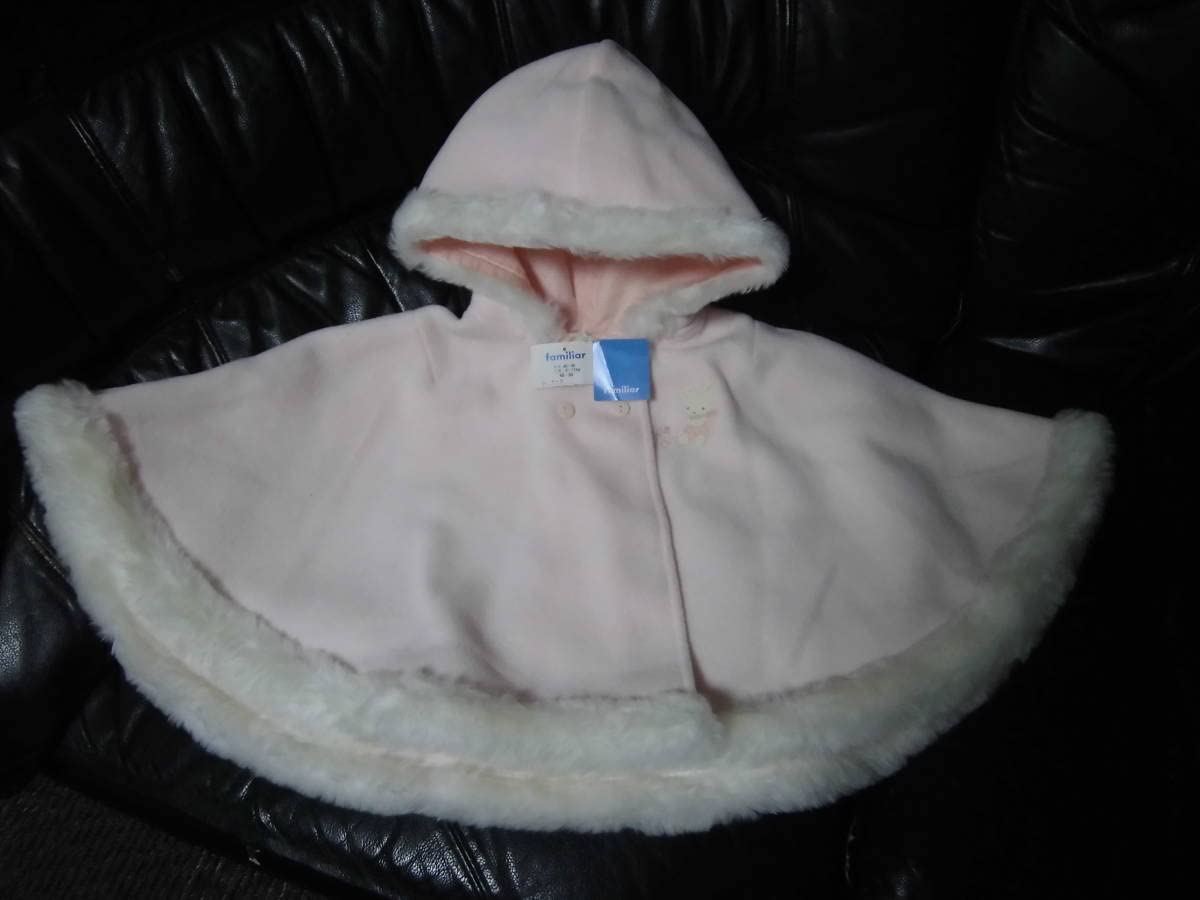 Amazon.co.jp: familiar ファミリア ケープ ポンチョ ベビー 女の子 60