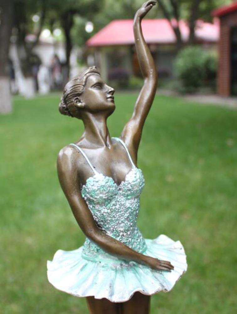 Amazon.co.jp: バレリーナ彫刻、アールデコ調のブロンズ彫刻ブロンズ像
