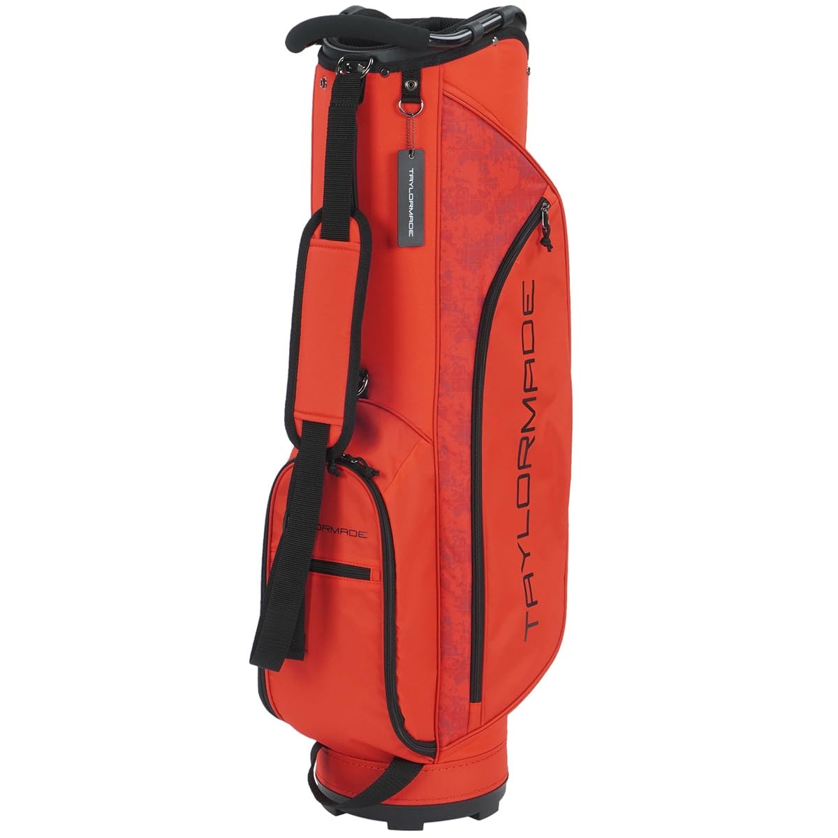 TaylorMade キャディバッグ ゴルフバッグ 赤 黒 黄 TaylorMade