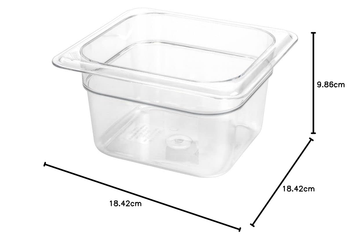 Amazon｜CAMBRO(キャンブロ) 角型フードコンテナー 2SFSCW クリアー