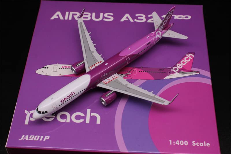 Amazon.com: Phoenix Peach for Airbus A321neo JA901P 1/400 DIECAST