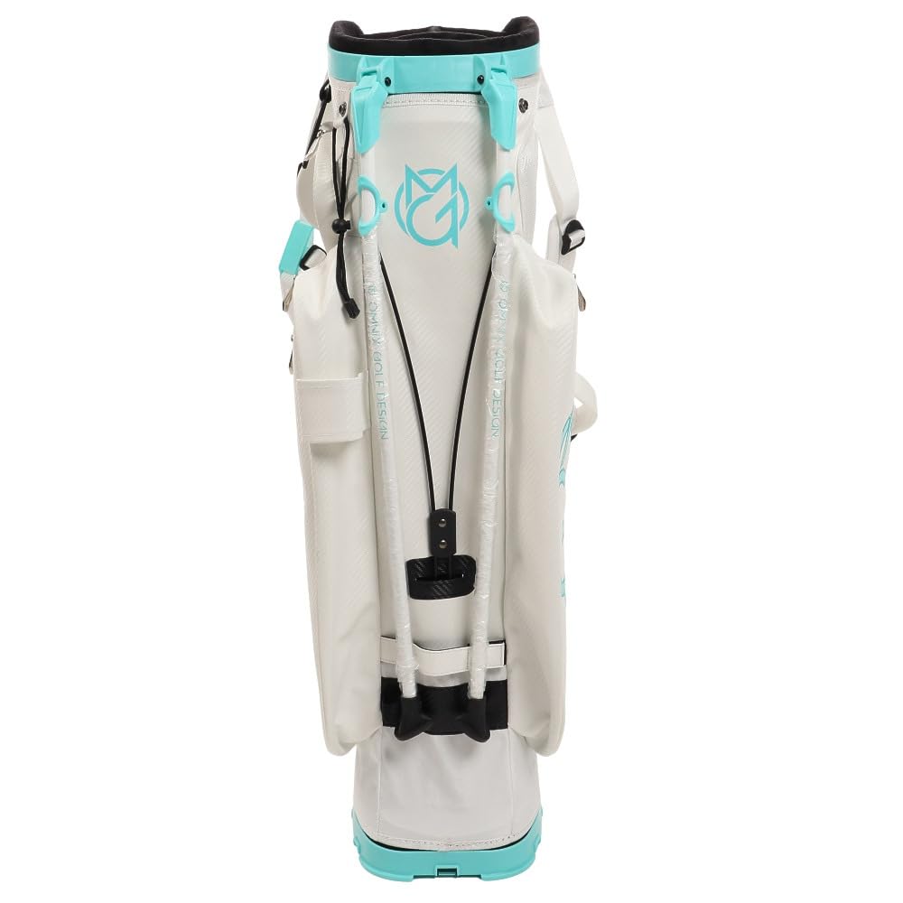 OMNIX GOLF スタンドバッグ ホワイト/ターコイズ 【公式通販】