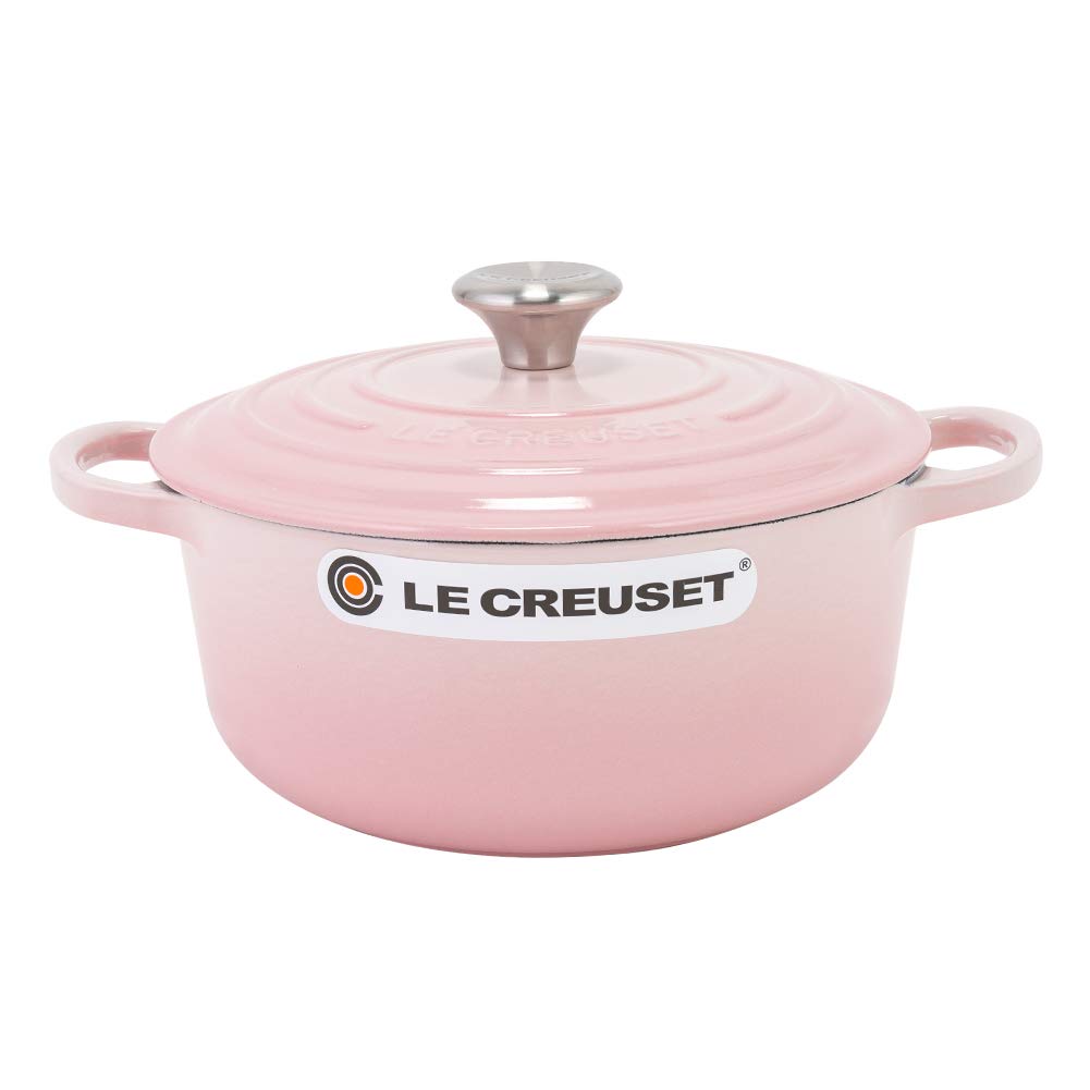 新品・未使用品☆LE CREUSET フルール 花型両手鍋 ピンク LE CREUSET