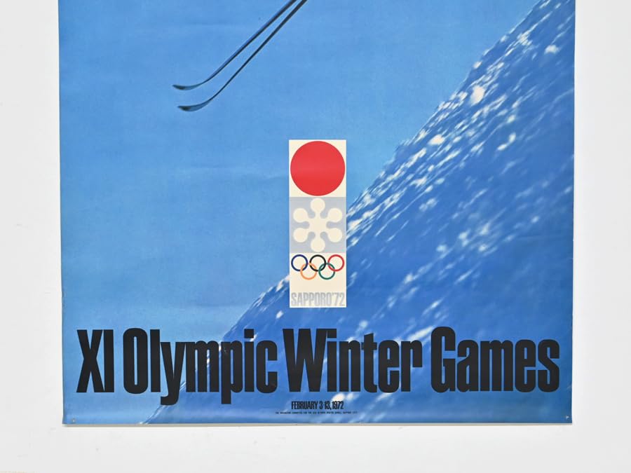 大地】1972年札幌冬季オリンピックポスター(2枚) 大地】1972年札幌