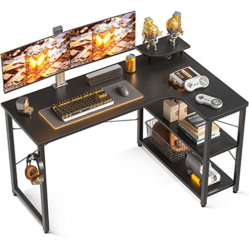 Amazon | ODK ゲーミングデスク l字 パソコンデスク 幅130 机 デスク