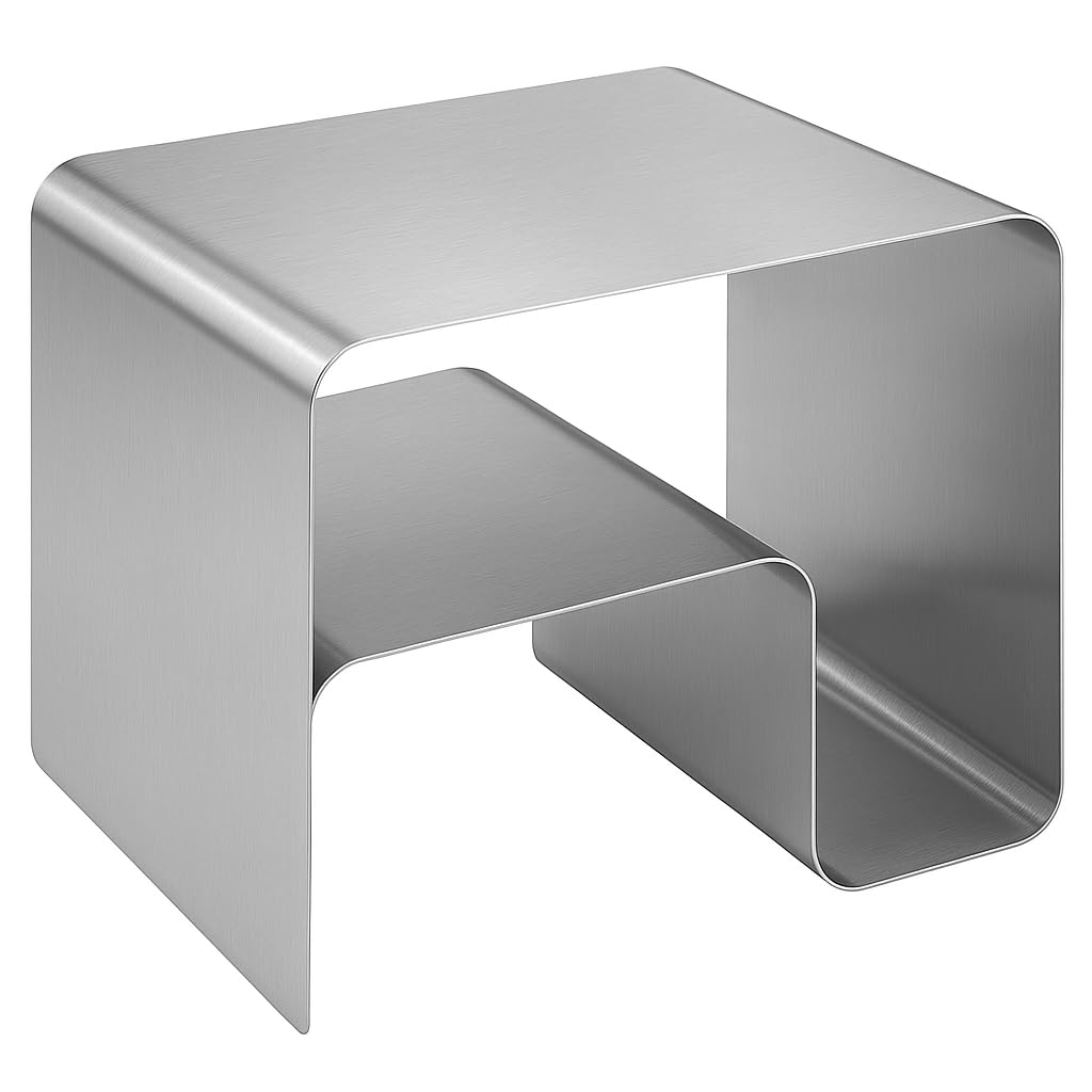 Amazon.com: Modern Stainless Steel Side Table – Seamless
