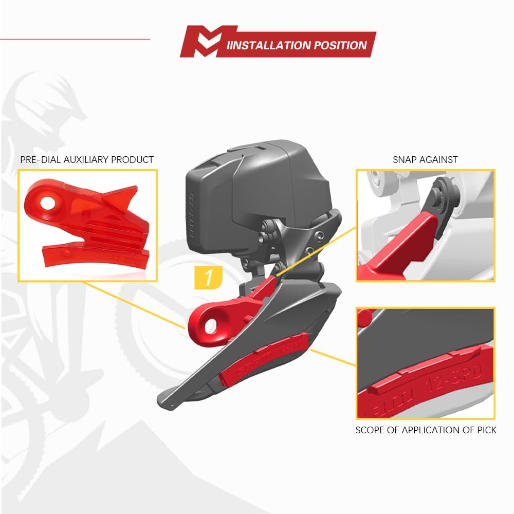 Amazon | Sram AXS RED FORCE RIVALフロントディレイラーセットアップ