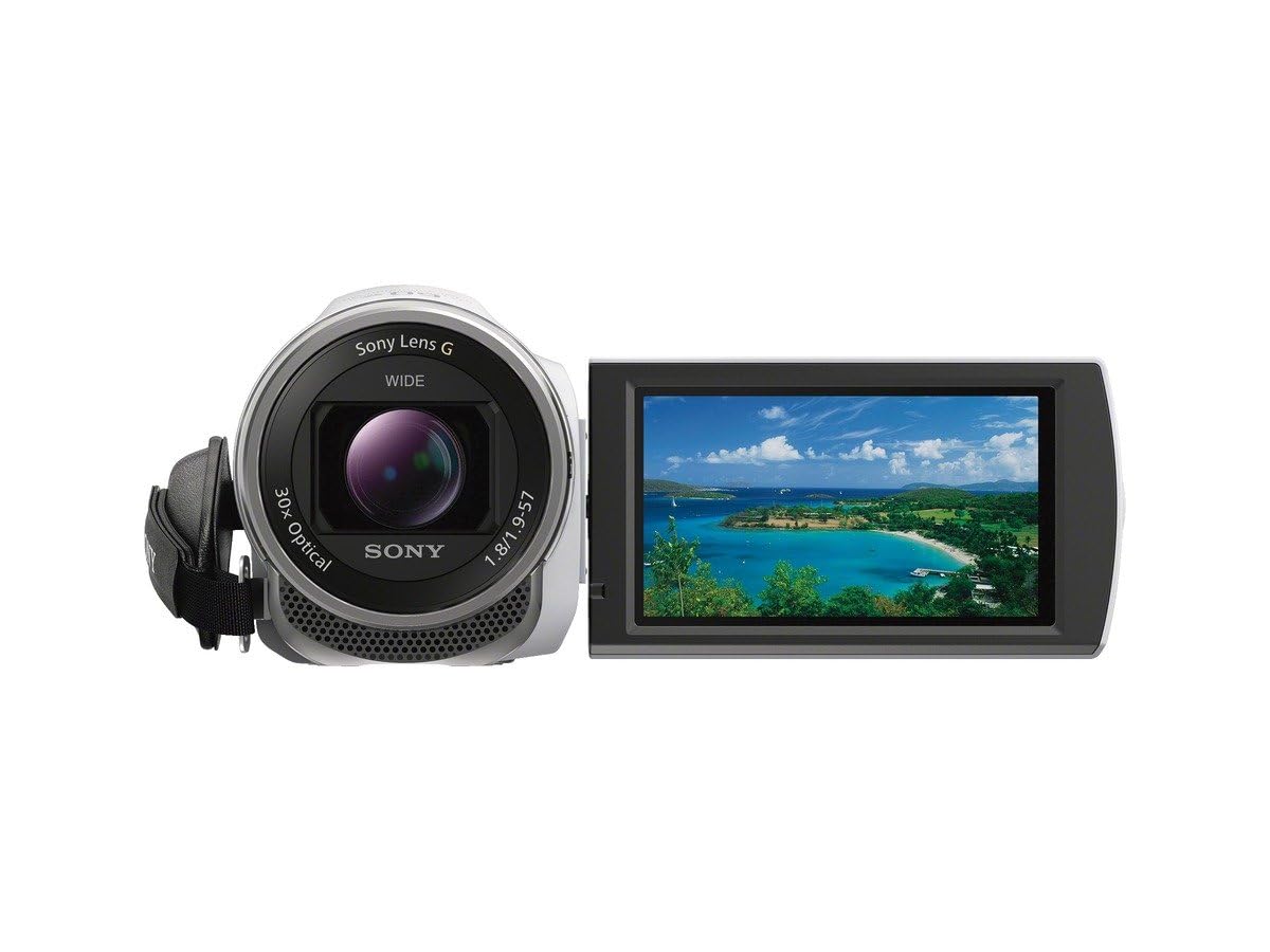 Amazon | SONY ビデオカメラHDR-CX675 32GB 光学30倍 ホワイト