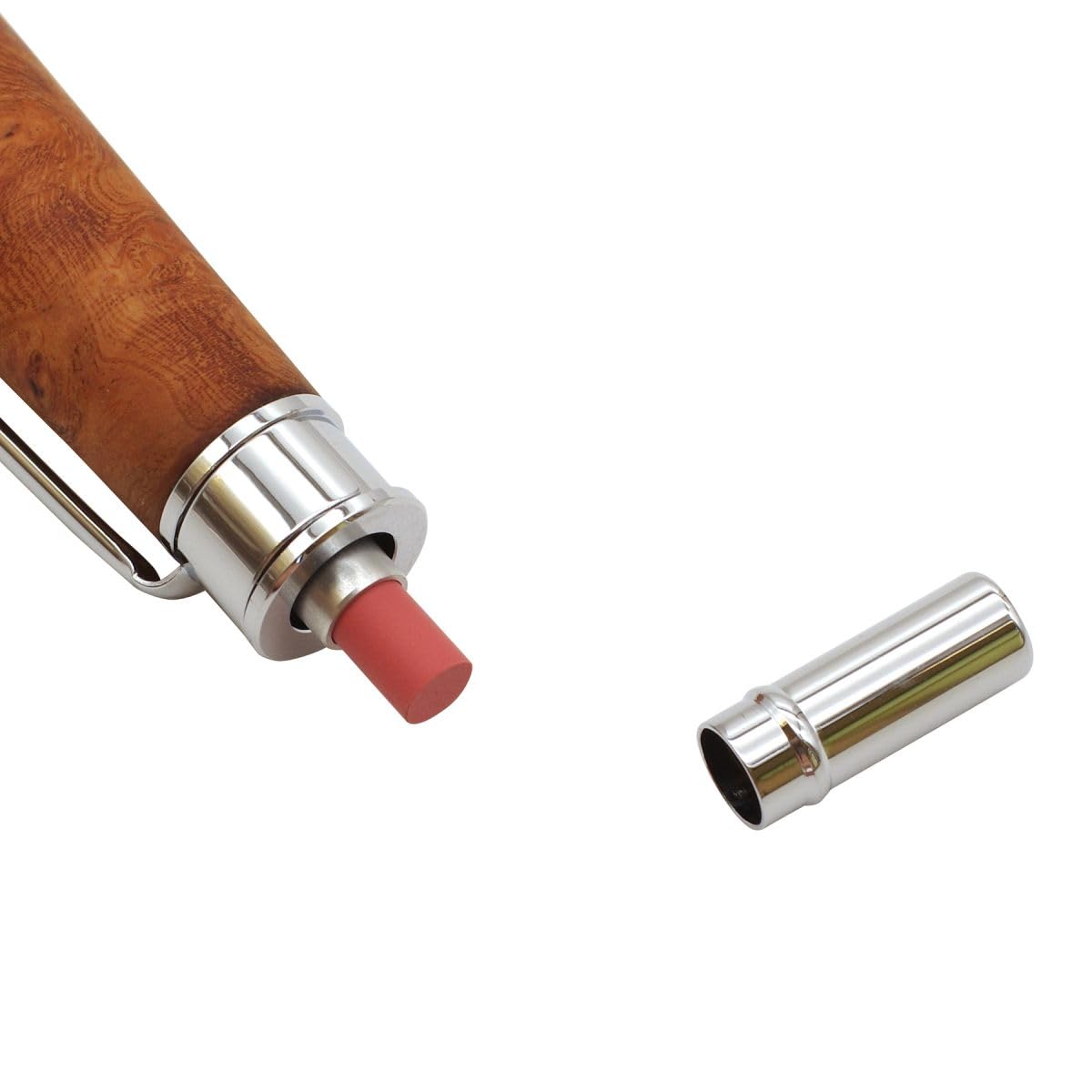 Amazon.co.jp: 木軸 シャープペンシル 0.5mm【花梨瘤杢】木軸ペン工房