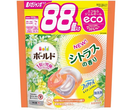 Amazon | P&G ボールドジェルボール4D 心弾けるシトラス＆ヴァーベナの