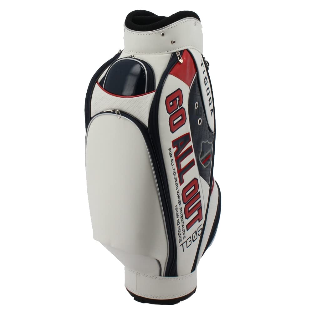 ティゴラ TIGORA ホワイト ゴルフキャディバッグ キャスター付き