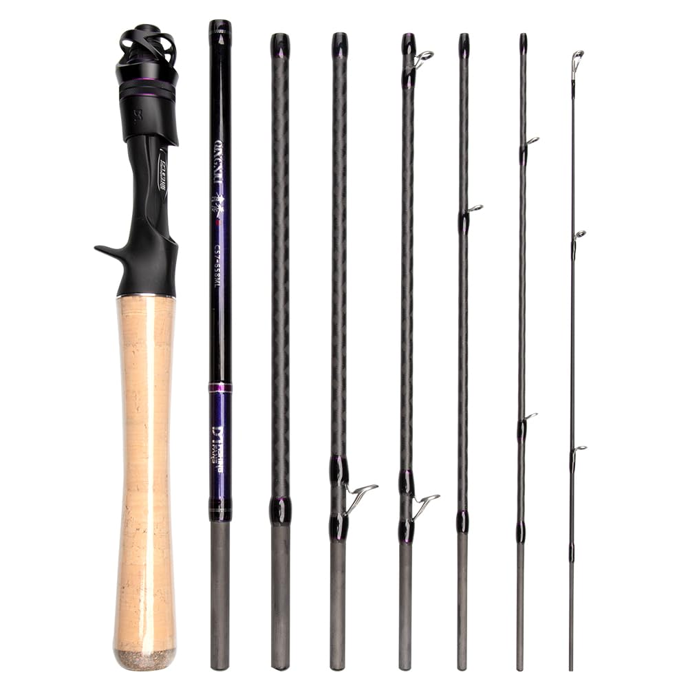 Amazon | コンパクトロッド 8ピースロッド 携帯型 長さ変化可 ML 1.71