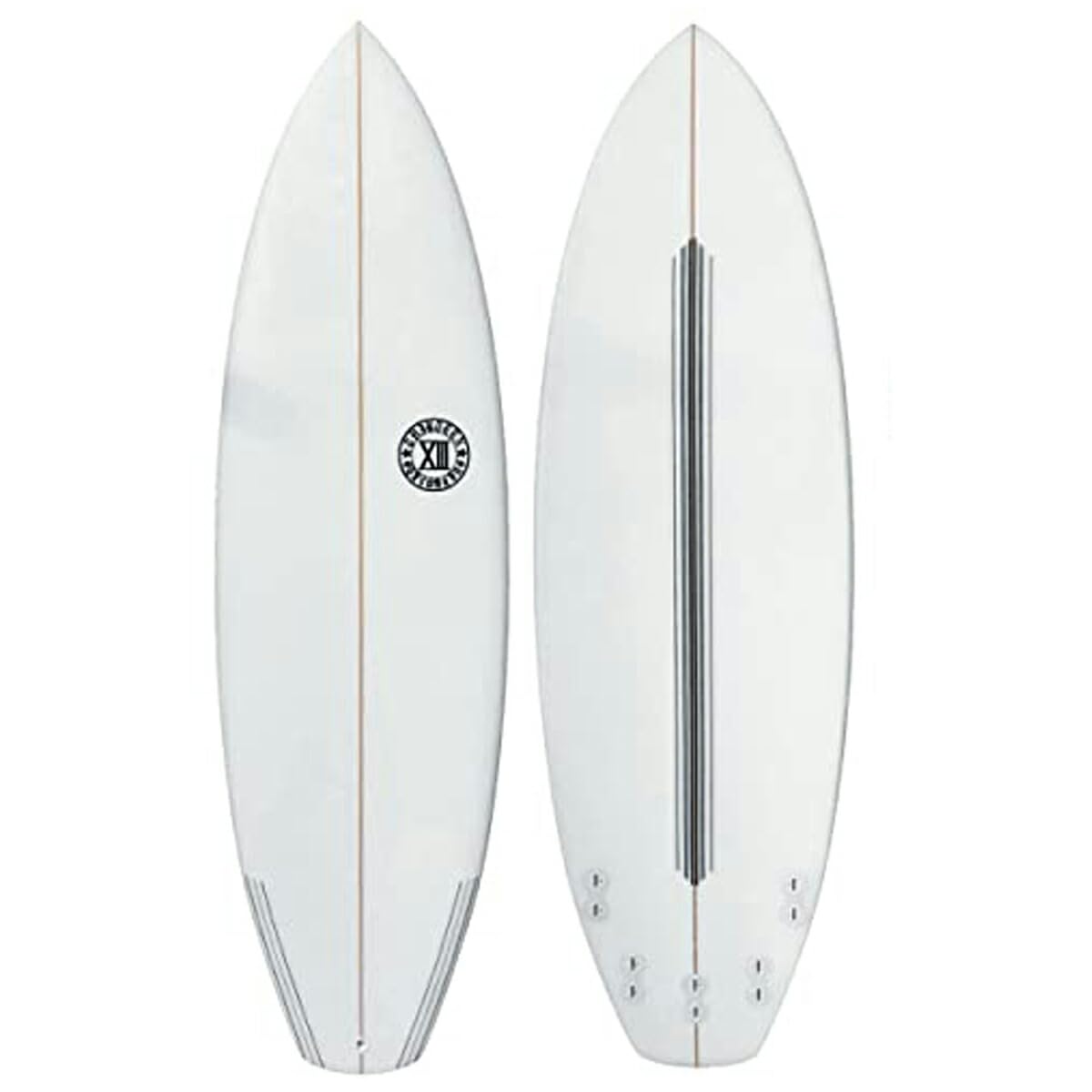 hiro3357 売約済みショートボード ホワイト・ブルー7.2f hiro3357