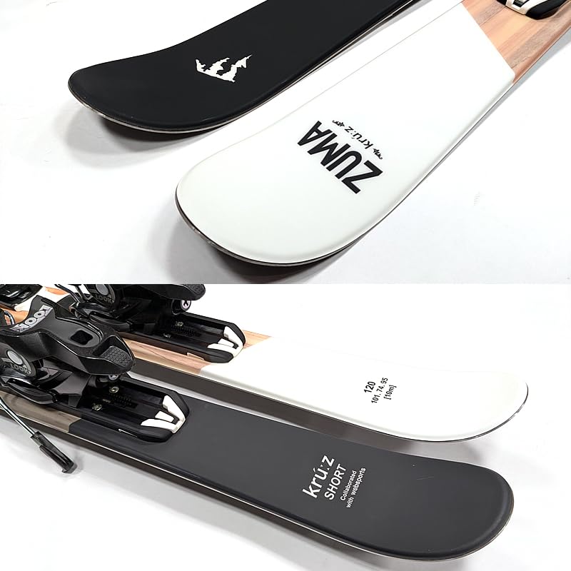 Amazon | ZUMA ショートスキー KRU:Z SHORT 120cm＋ルック XPRESS10 GW