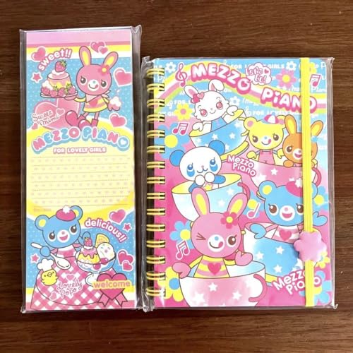 Amazon.co.jp: 品 平成 レトロ メゾピアノ ミミ＆ポポ メモ ノート