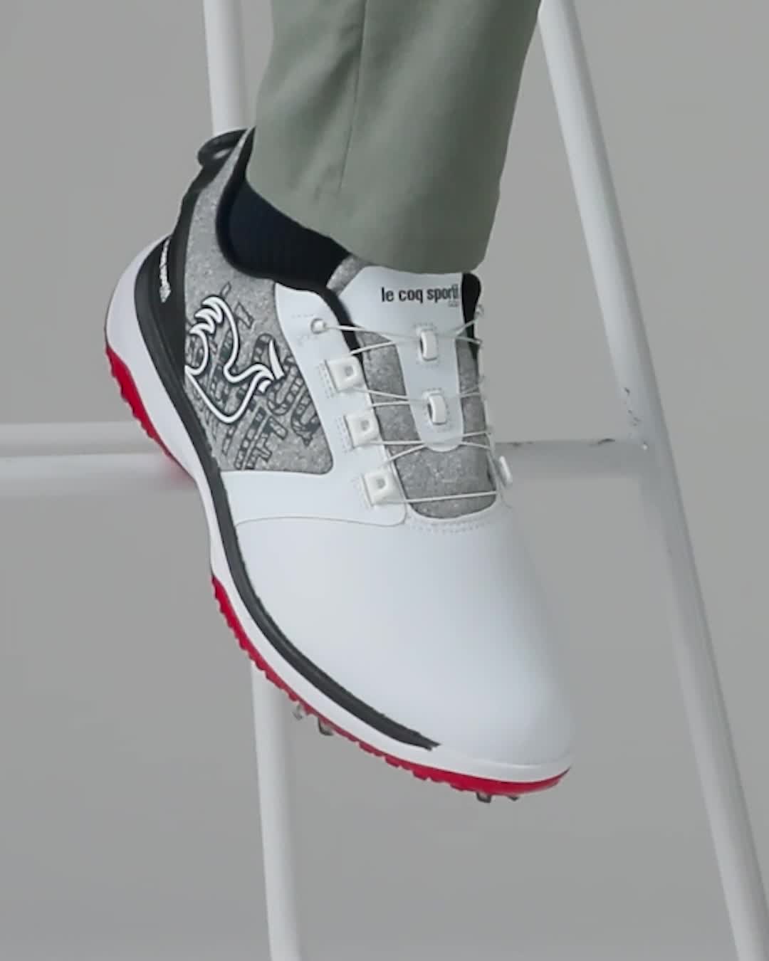 Amazon | [ルコックスポルティフゴルフ] ゴルフシューズ ソフト