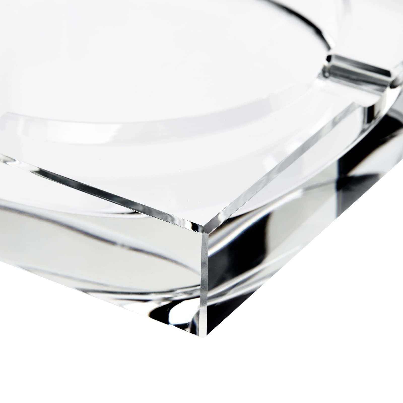 Amazon.co.jp: Juvale クリスタルガラス灰皿 - 7 x 7 x 1.5インチ