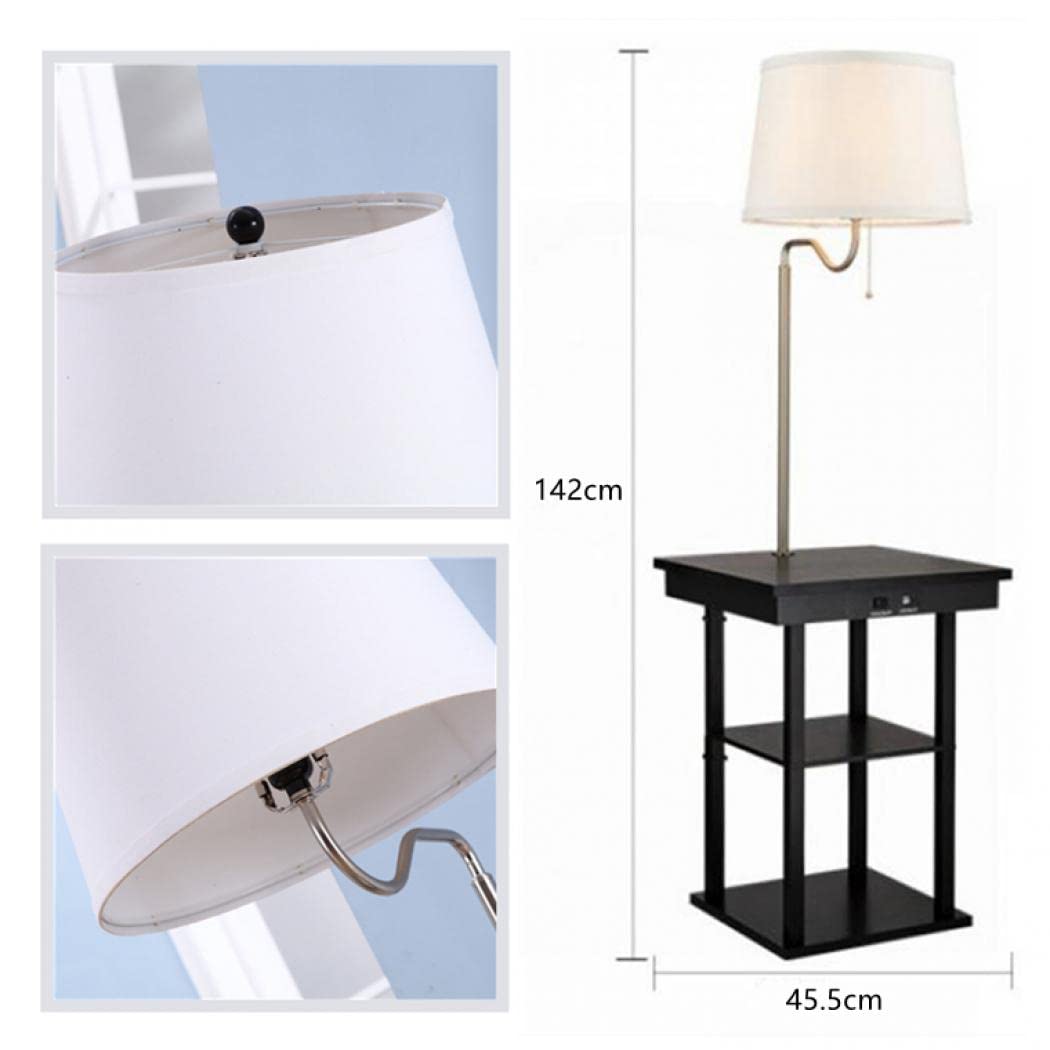 Amazon.co.jp: フロアスタンド 棚付き 2段 フロアランプ フロアライト