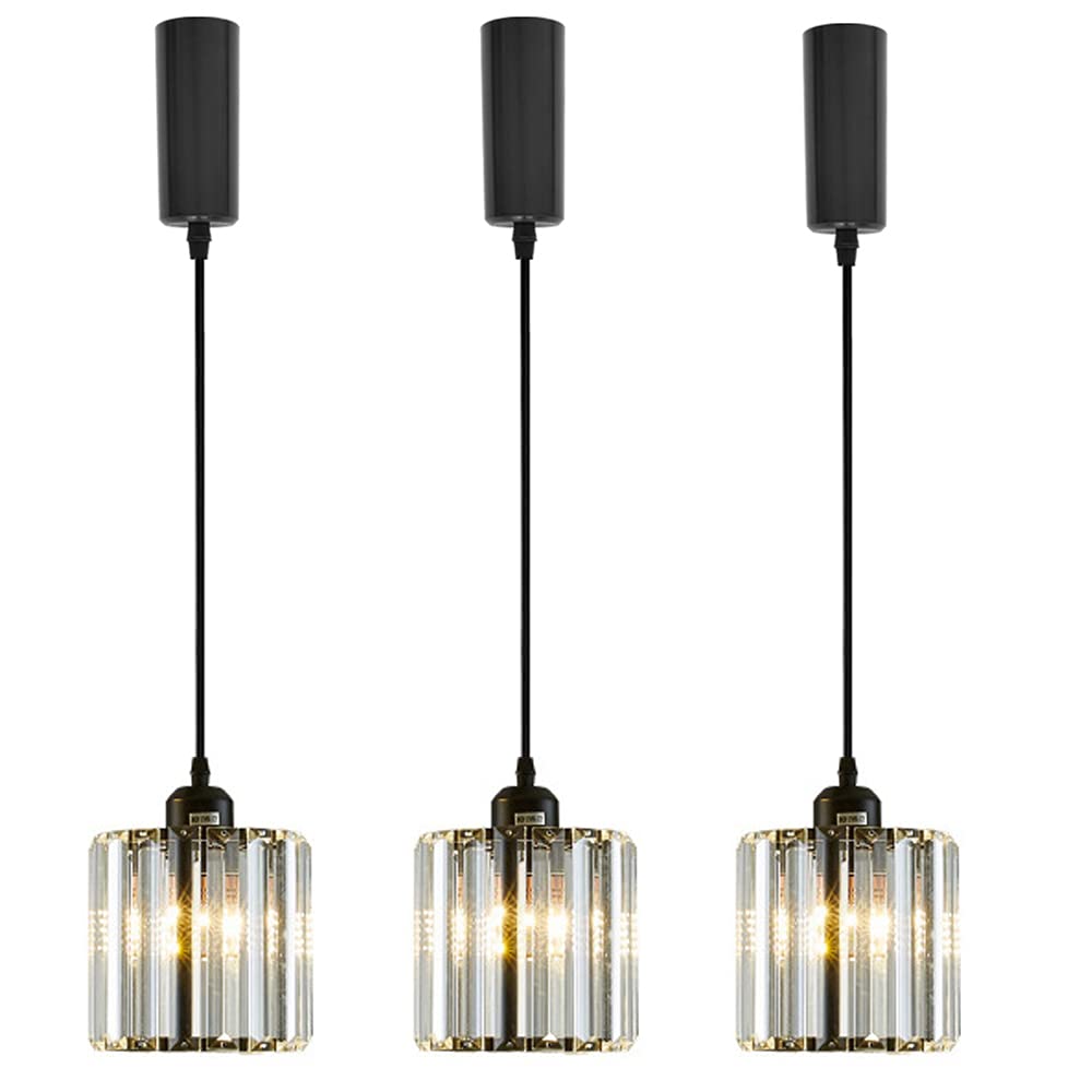 Amazon.co.jp : KIVEN 3個パック キラキラ レトロペンダントライト 長