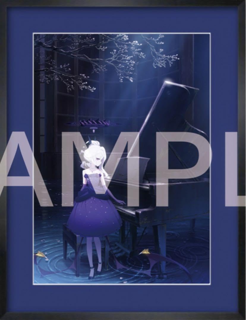 額装イラスト「陽ひらく彼女たちの小夜曲」(オーロラ加工) ブルアカ