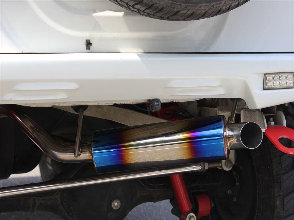 Amazon | ジムニー JB23 マフラー 2ピース仕様 ショートバンパー 用 右