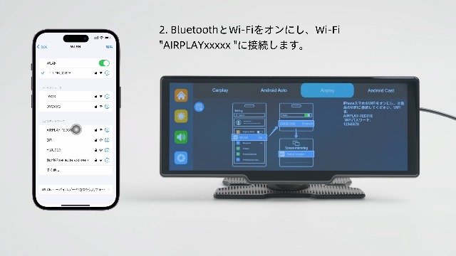 Amazon.co.jp: ディスプレイオーディオ 4Kフロントカメラと1080Pリア