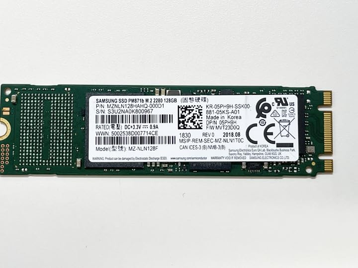 Amazon | 【中古品】大手メーカー製 M.2 SATA SSD 128GB PCメモリ お