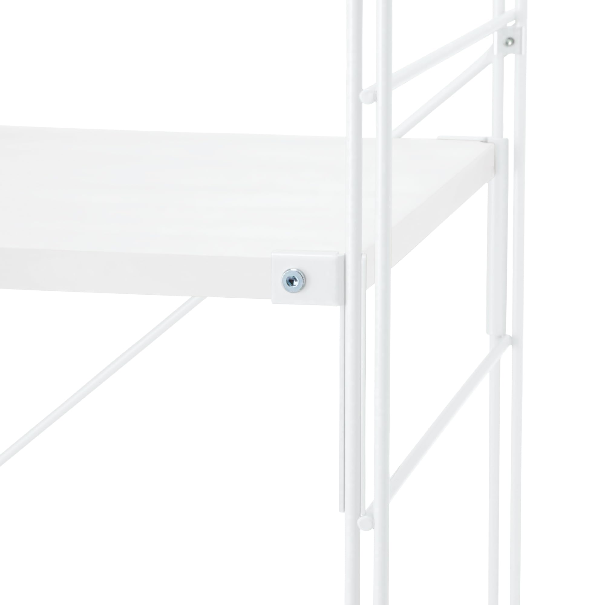 Amazon｜無印良品 スチールユニットシェルフ用高さ調整金具・ライト