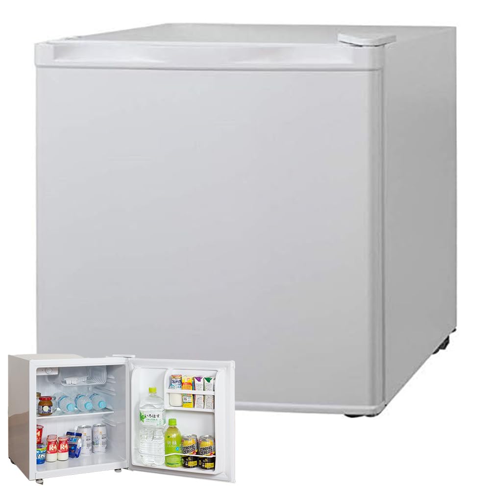 Amazon | iimono117 小型冷蔵庫 46L 両開き 製氷室付き 1ドア 右開き