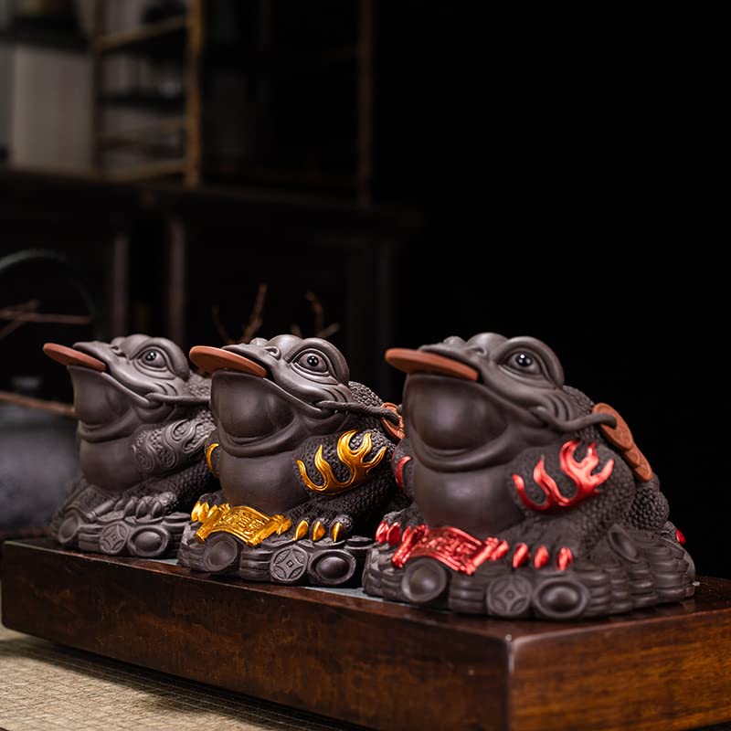 Amazon.co.jp: 銭蛙 金蟾 茶寵 三本脚の蛙 三足蟾 茶の寵 茶宠 茶台の