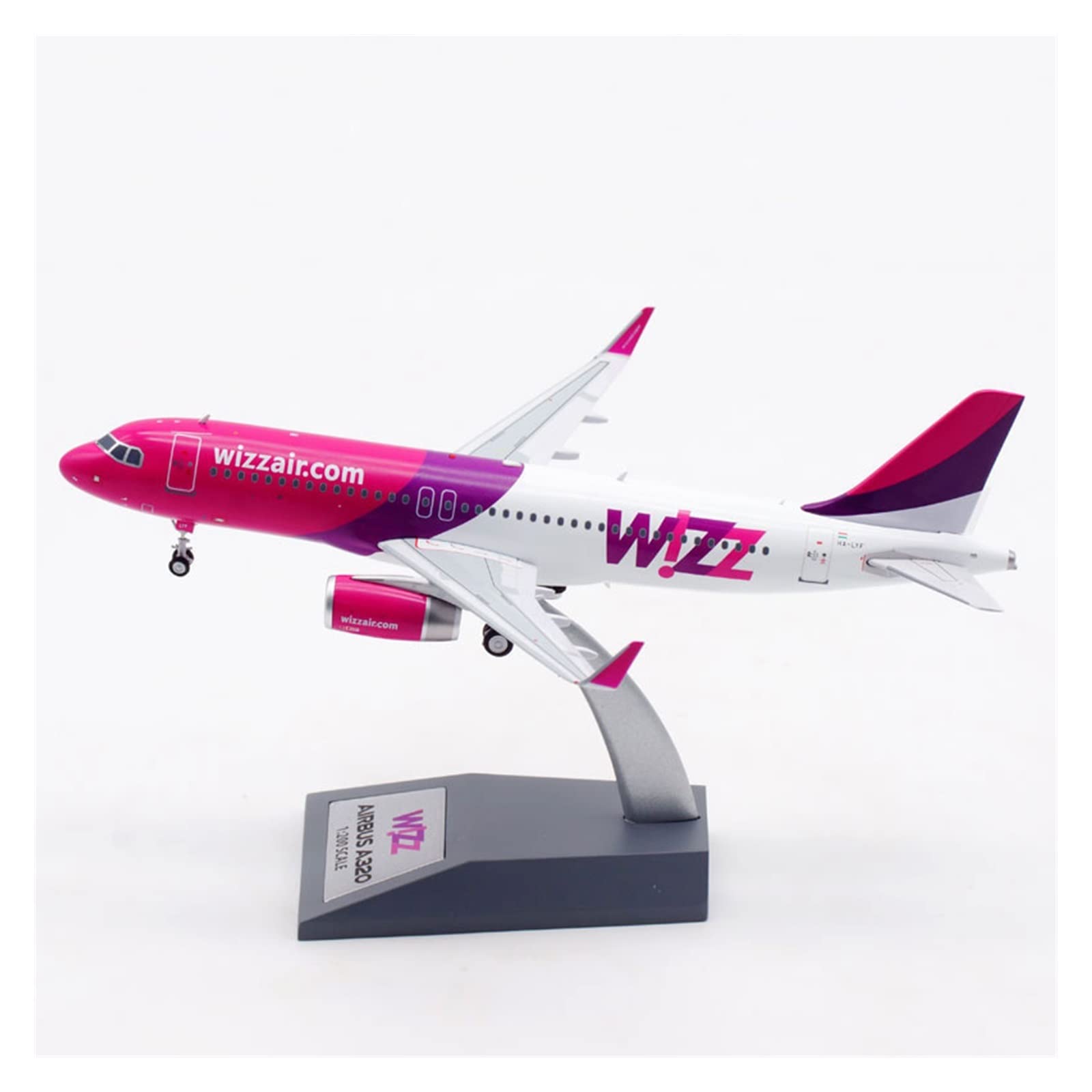 Umwelt Bild Geformt 1/200 Skala Wizz Air A320 HA-LYF Legierung