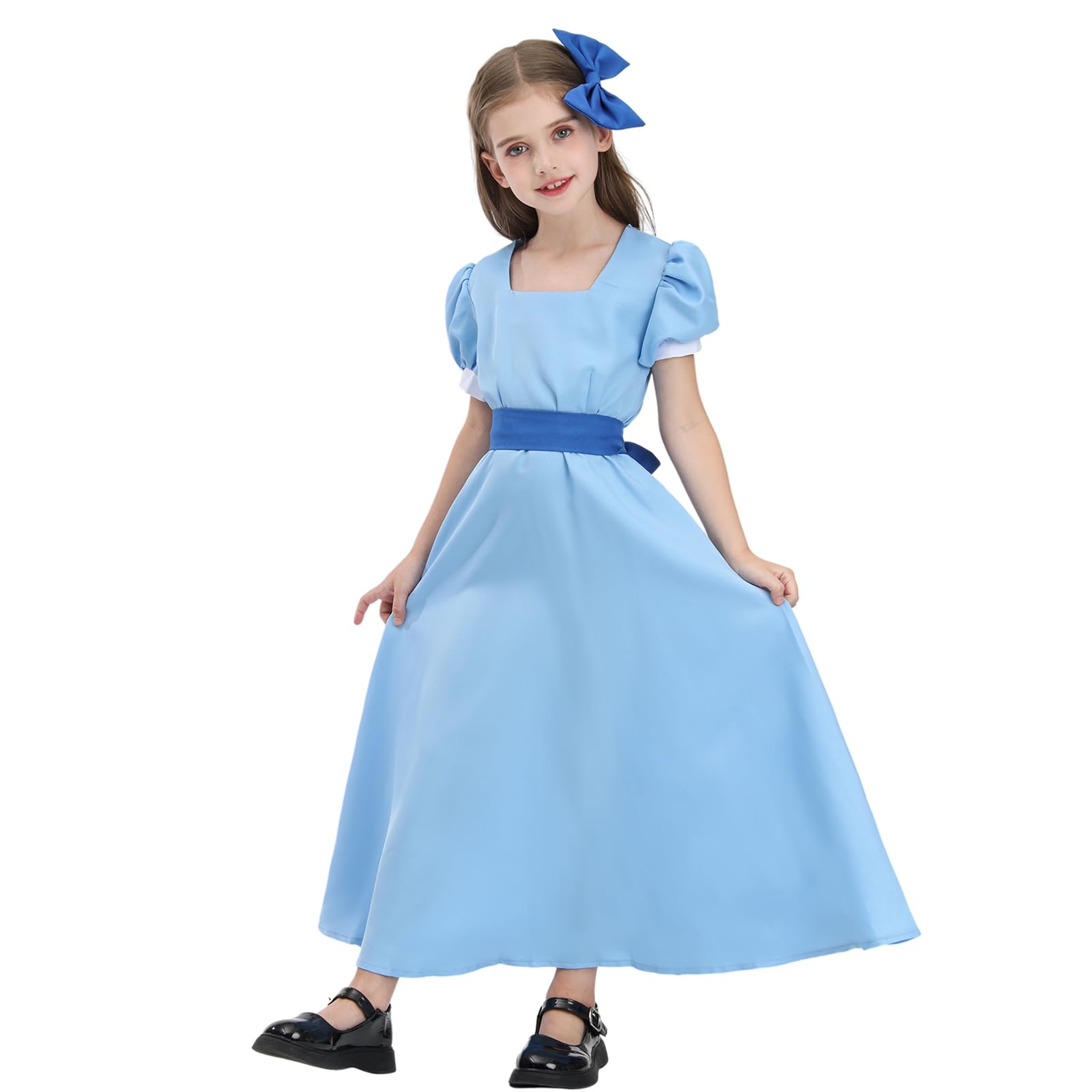 Amazon.com: CR ROLECOS Wendy Dress up Costume Toddler Girls