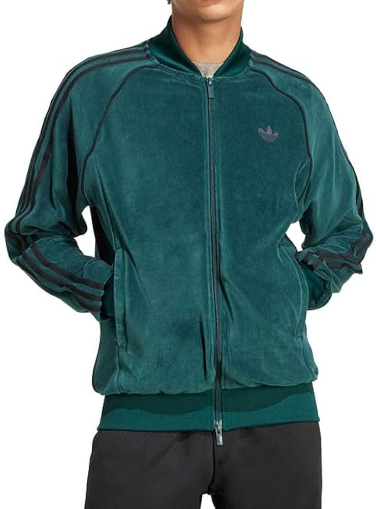 ビッグサイズ‼️】adidas ベロアトラックジャケット 2XO グリーン 古着