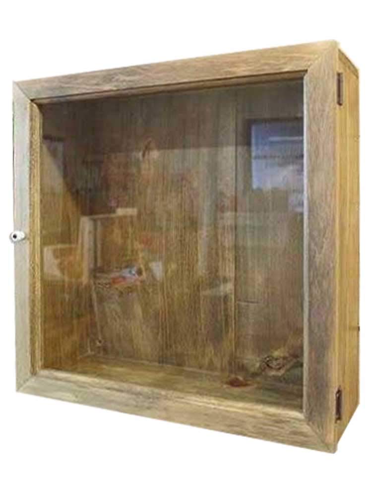 明治29年 ガラス扉の木製ケース アンティーク 明治29年 ガラス扉の木製