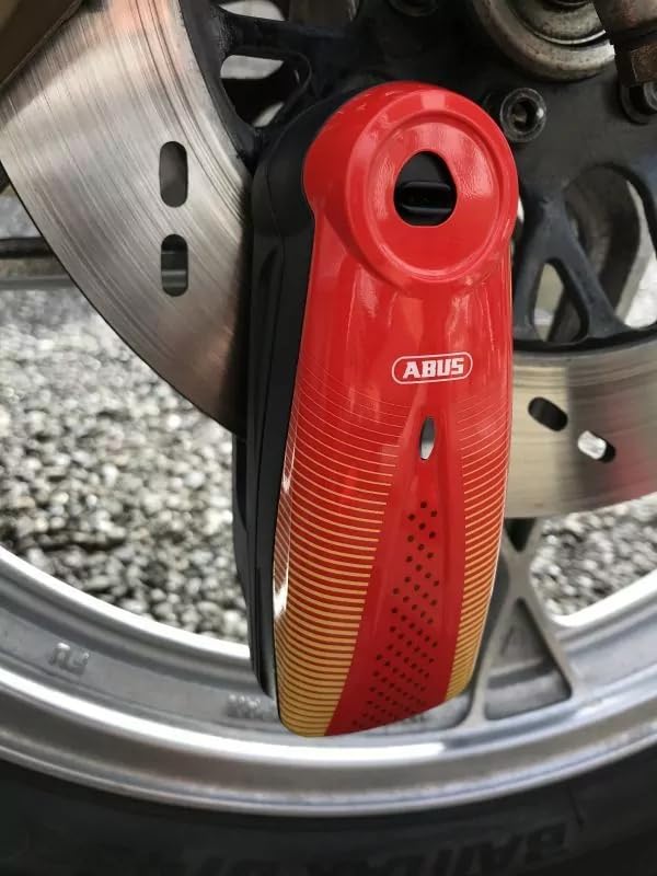 Amazon | ABUS(アブス) バイク用ディスクロック ソニックレッド
