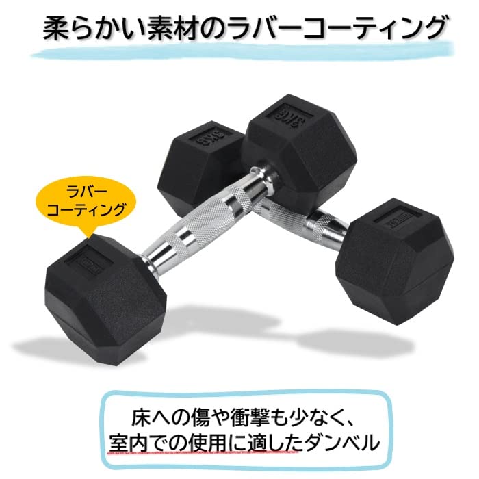 Amazon | FitElite(フィットエリート) HEXダンベル（ヘックスダンベル