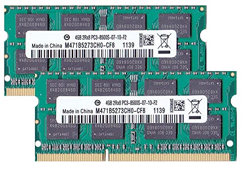 Amazon.co.jp: PC3-8500(DDR3-1066) SO-DIMM 4GB×2枚組 メモリンゴ