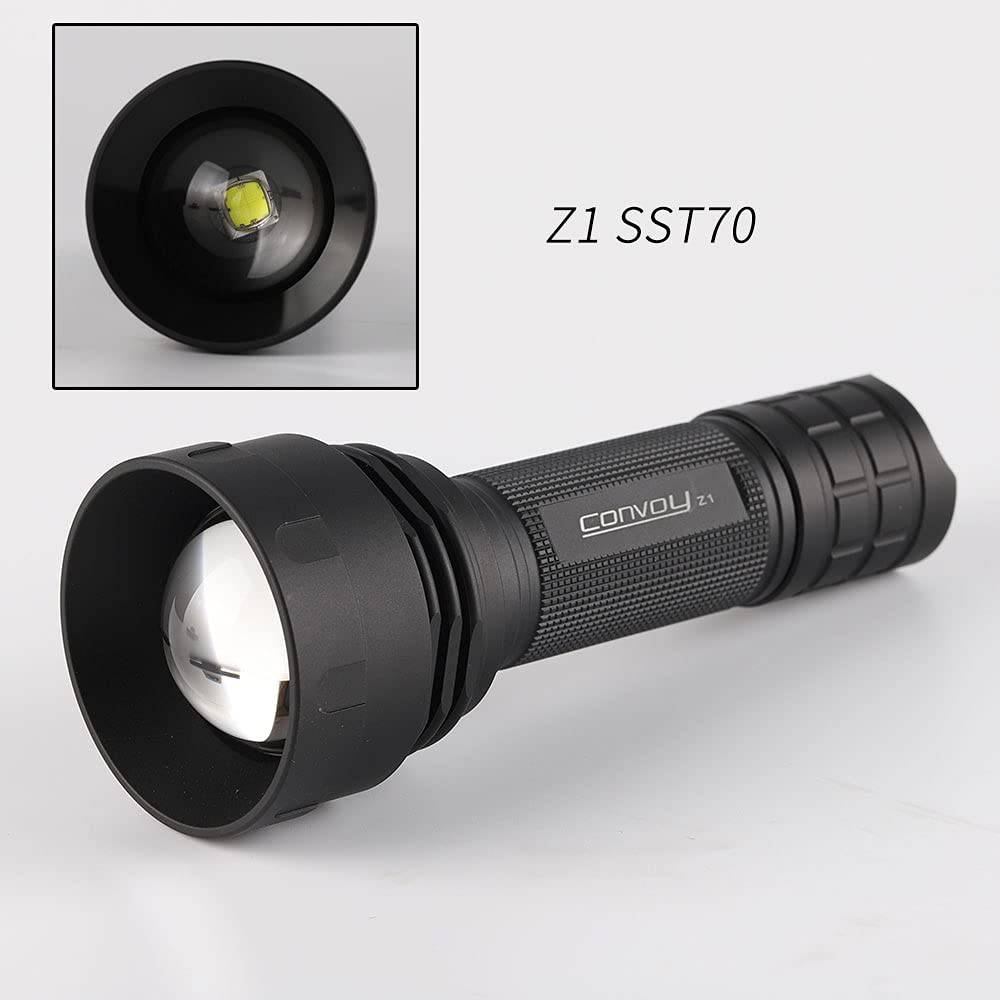 Amazon.co.jp: LITNIT Convoy Z1 ズーム可能懐中電灯 SST70 LED 21700