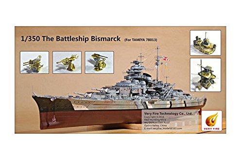Amazon | ベリーファイア 1/350 ドイツ海軍 戦艦ビスマルク用