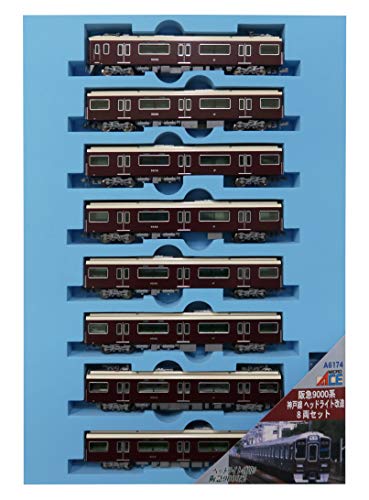 MA 阪急9000系 神戸線 ヘッドライト改造 8両セット 品番: A6174