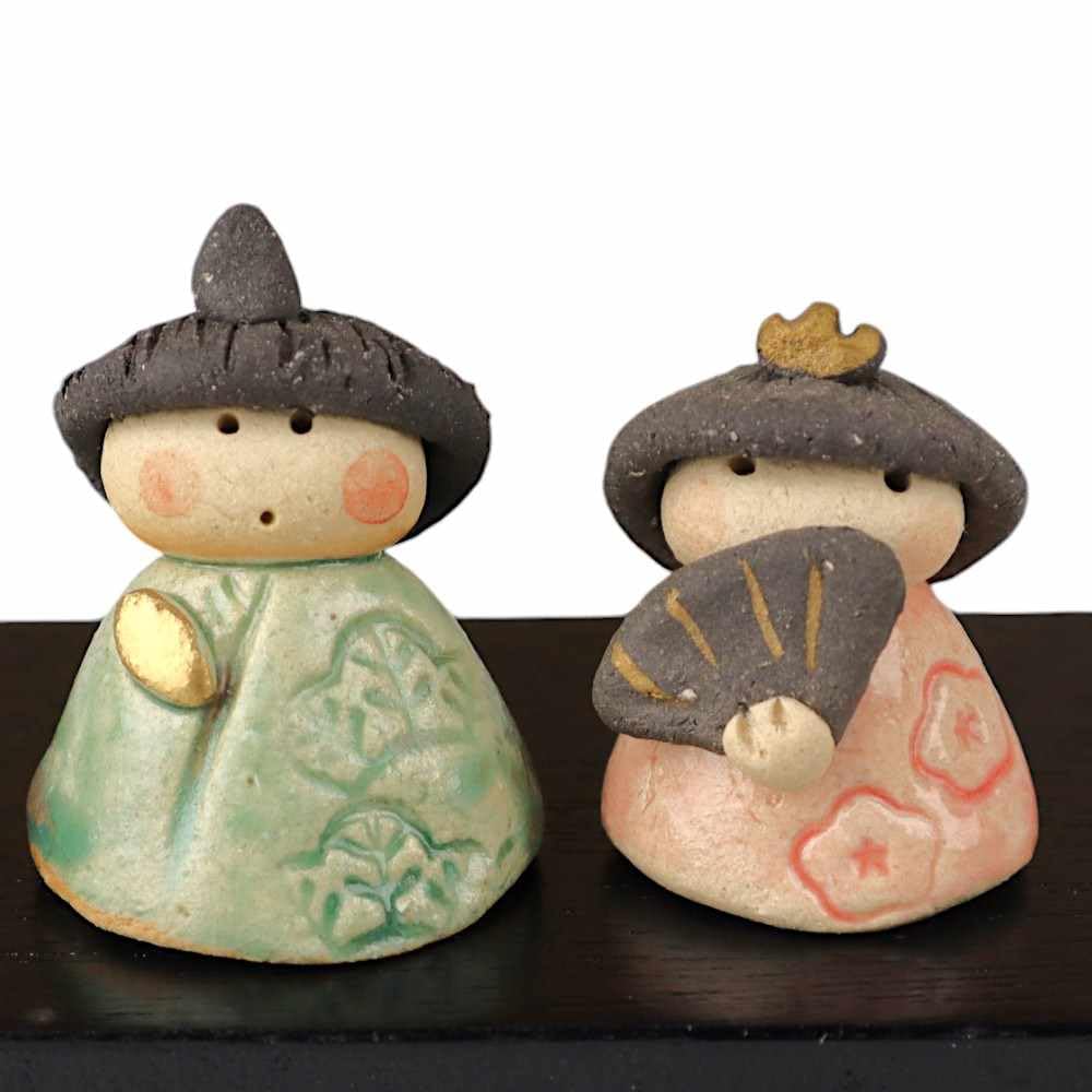 Amazon.co.jp: 雛人形 コンパクト 陶器 小さい 可愛い ひな人形 人形師