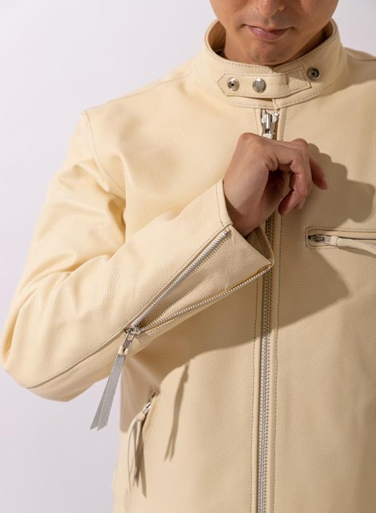 Amazon | フリーダムレザー 革ジャン バッファローレザー メンズ