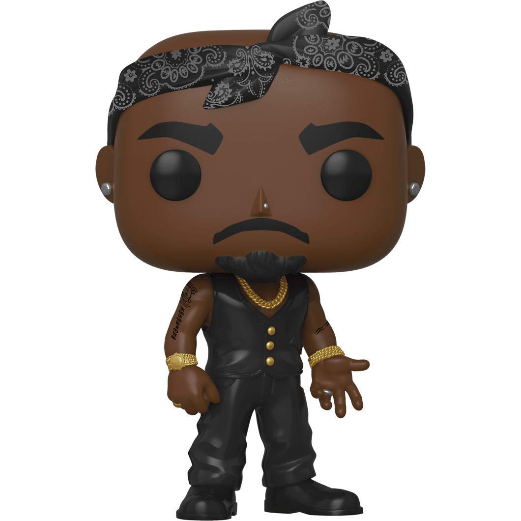 Amazon.com: POP 2Pac - Tupac [Shakur] in Vest with Bandana Funko