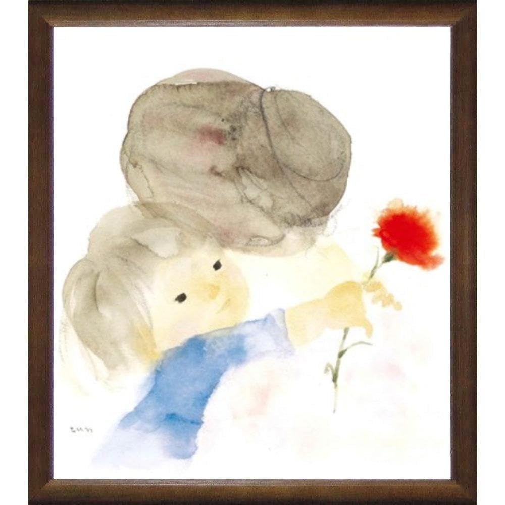 いわさきちひろのせかい』他 色紙28枚 本1冊【おまけ】専用額