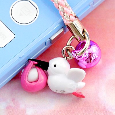 Amazon.co.jp: ビッグスター ハローキティ こうのとりキティ 根付け